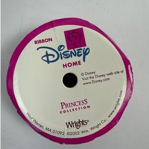 Wrights Disney Home Ribbon Princess and Pooh Collection Lot of 2 Spools